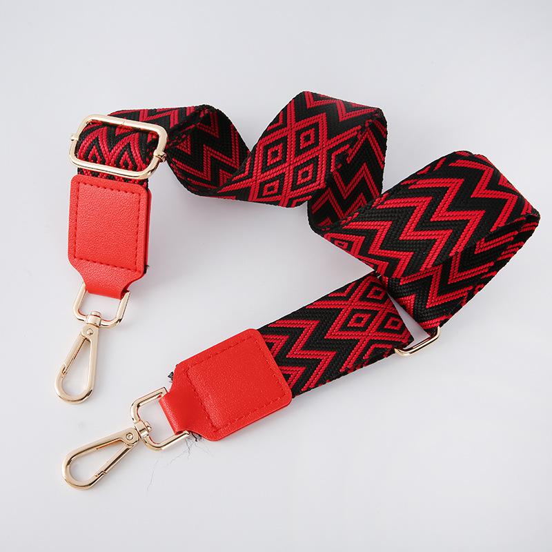 New Bag Shoulder Strap PU Leather Accessories Versatile Multi-color Woven Shoulder Crossbody Fashion Bag Strap Bag Accessories
