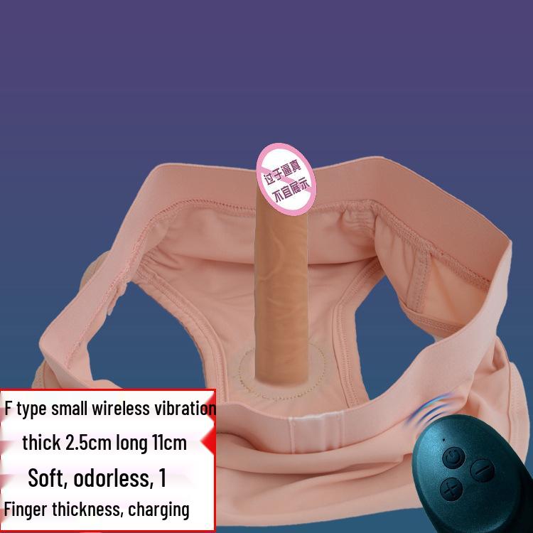 Moteriškos nešiojamos itin didelės vibratorinės kelnaitės-dildės, skirtos diskretiškam naudojimui lauke