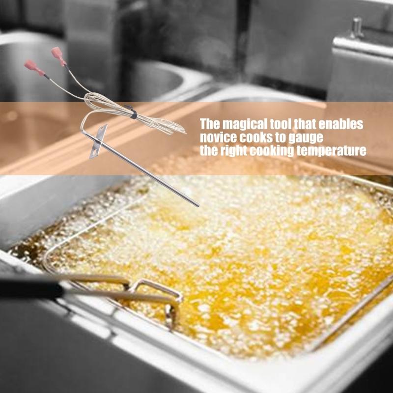 Temperature Sensors for Kitchen and Outdoor Barbecue Grill Replacement Parts Stainless Steel Temperature Measuring Tool