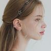 J.Lauren White Cubic Flower Point Hairband H01060