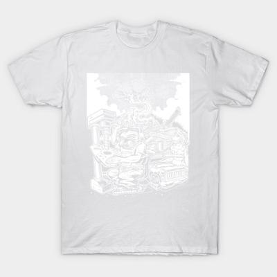 T-Shirt Damen Maschinist Harajuku Print Kawaii T-Shirt Sommer Kurzarm Damen T-Shirt Top Tee