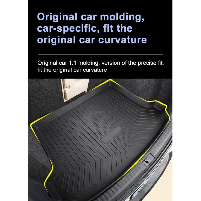 TPE Material Car Rear Trunk Mats For Geely Galaxy Starship 7 EM-i 2024-IN Waterproof Rear Trunk Cargo Liner Carpets Pads