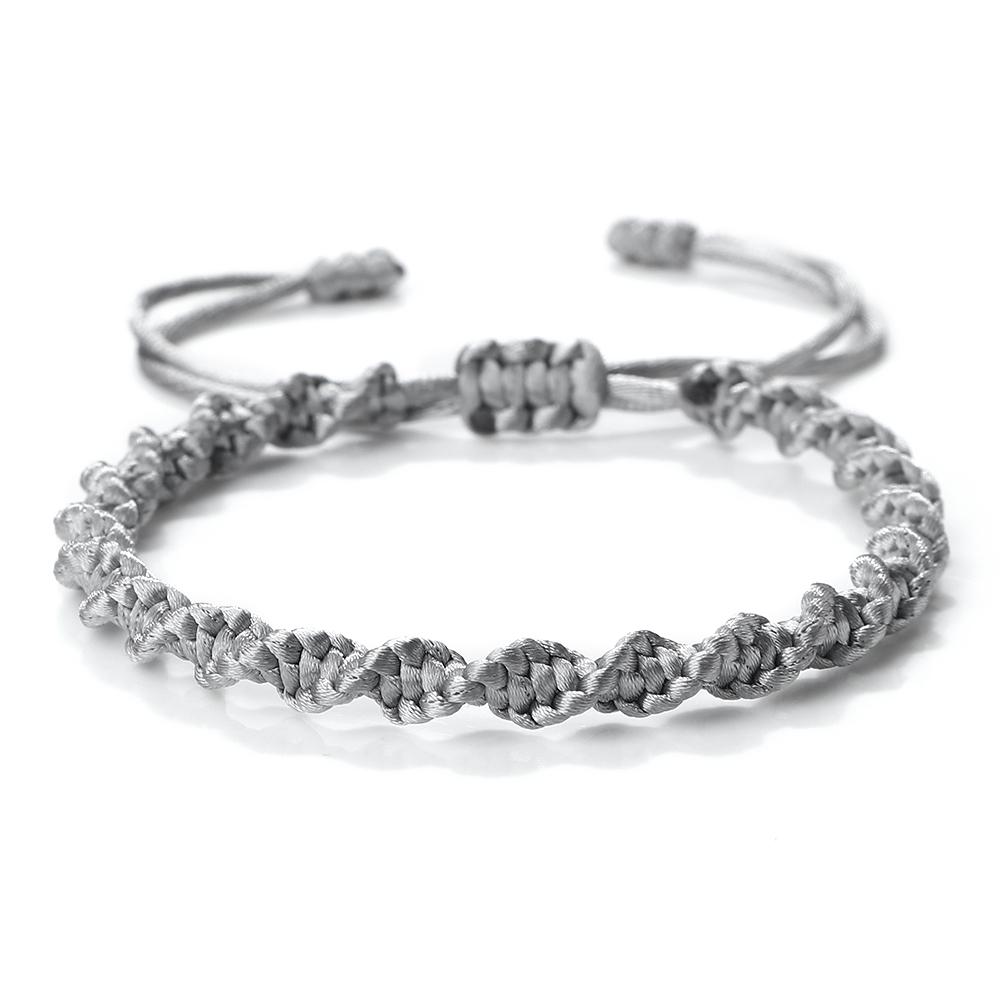 Multicolor Rope Lucky knots Bracelets Women Men Charm Woven Handmade Bangles Braided Adjustable Size Buddhism Jewelry Pulseras