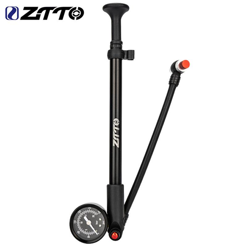 300 PSI Fahrrad-Luftpumpe mit Manometer MTB Fahrrad Dämpferpumpe Schrader-Ventil Fahrrad-Luftdämpfer für Gabel & Hinterradaufhängung