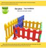 Multi-Angle Plastic Playpen: Infant Safety Barrier for Kindergarten.