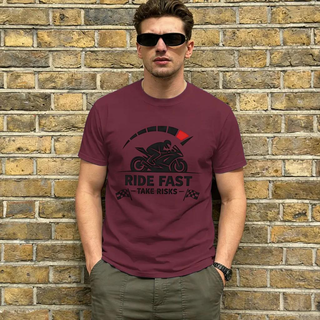 Id Rather Be Riding TShirt Summer Cotton T Shirts For Unisex Harajuku Print Tee Shirt Short Sleeves Vintage Tees
