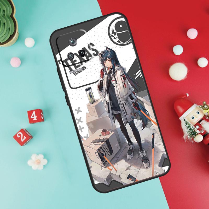 Texas Arknights Case For Xiaomi 13 12 Lite 11T 12T Pro 12X POCO X3 X5 F5 Pro F4 X4 GT M5s C40 F3 Back Cover