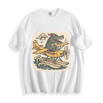 SkyCroc T-shirt - Epische Vliegende Alligator Unisex T-shirt