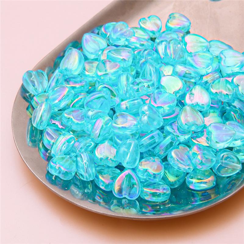 Handmade Beads Acrylic Color-plated Beads Handmade DIY Beaded Earrings Bracelet Cell Phone Chain Accessories Materials Loose Beads Making Accessories