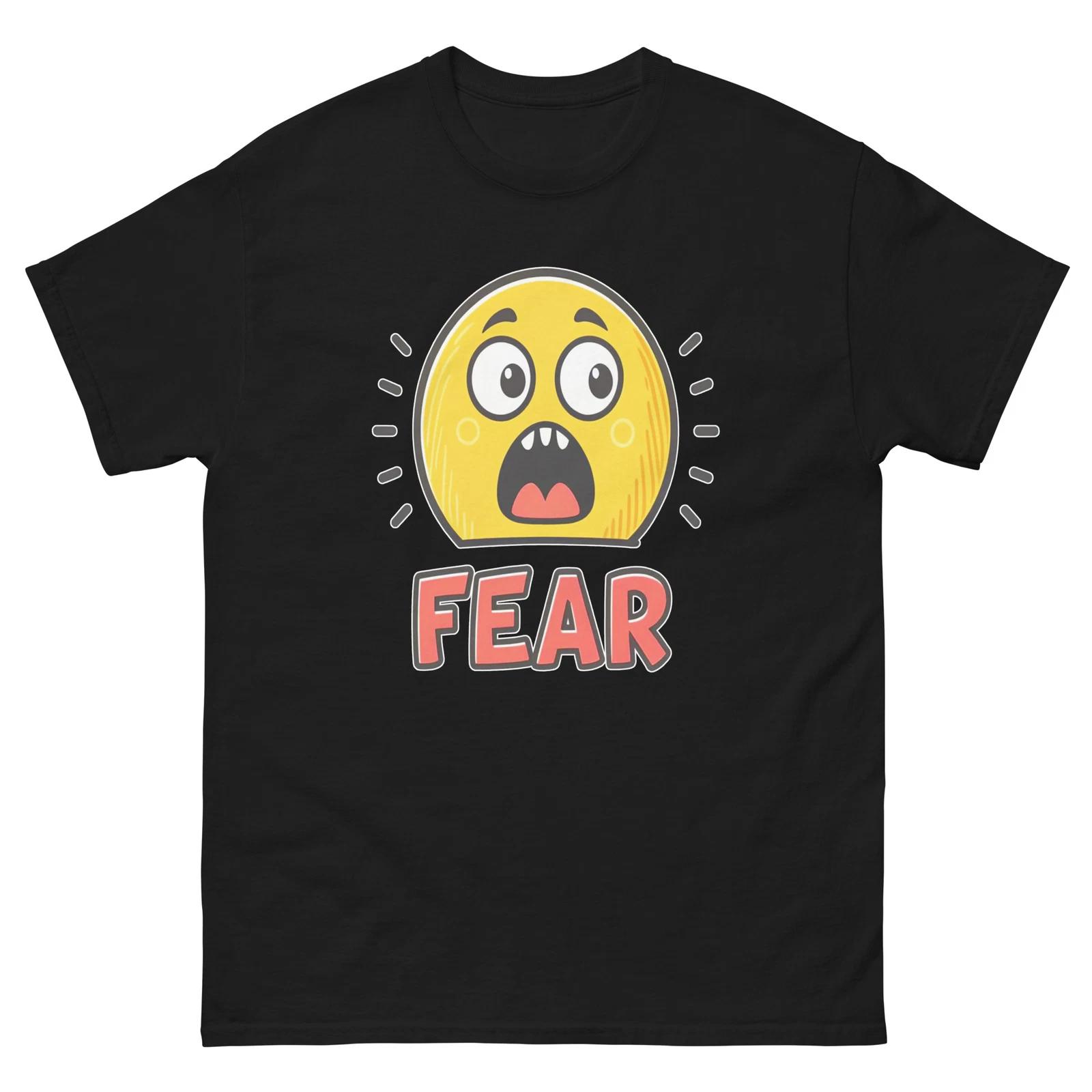 

Fear Emotion Illustration Bright Vibe T-Shirt XL