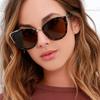 Ladies Cat Eye Sunglasses Leopard Print Sunscreen Outdoor Cycling Fishing Driving Eyeglasses Personalized Fashion Accessories