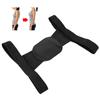 Adult Unisex Posture Corrector Brace Back Spine Support Hunchback Correction BeltBlack S