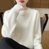 Women's Cashmere Sweater Qinghe Cashmere 30% Cashmere 70% Wool Autumn and Winter Pullover Warm and Fashionable