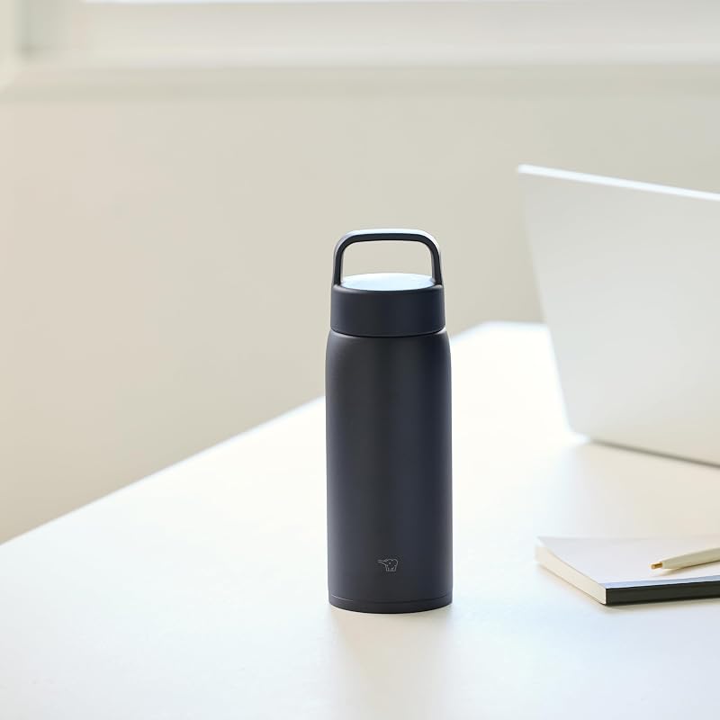 Zojirushi Stainless Steel Water Bottle, Large Capacity 800ml [Recommended for Exercise], Screw-on Handle, Dishwasher Safe, Seamless Lid, 2-Point