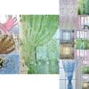 Country Style Floral Print Curtains Decorative Sheer Tulle Multiple Colors 106/79in