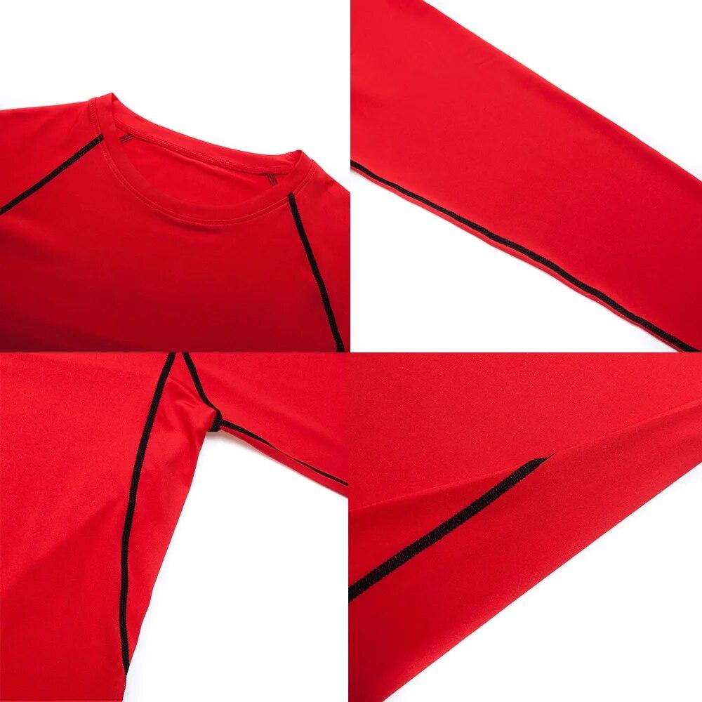 Pánské kompresní košile Atletické rychleschnoucí prodyšné chrániče proti vyrážkám Atletické upnuté topy na cvičení léto