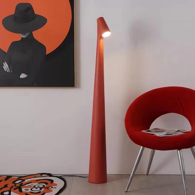 OIMG Modern Minimalist Iron Pipe Bedside Table Lamp