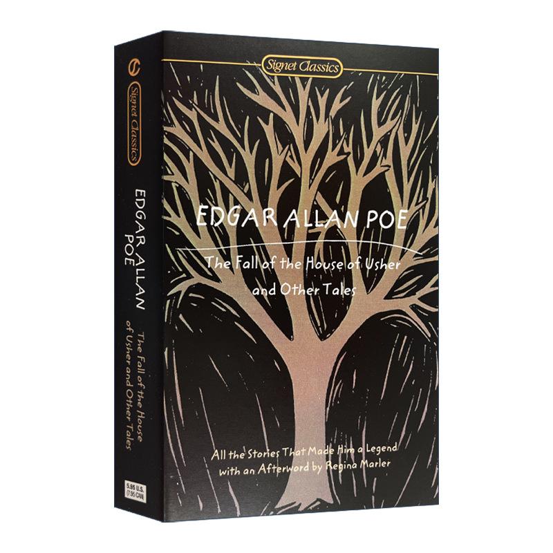 Genuine The Fall of the House of Usher Edgar Allan Poe Story Collection English Novel The Fall of Th