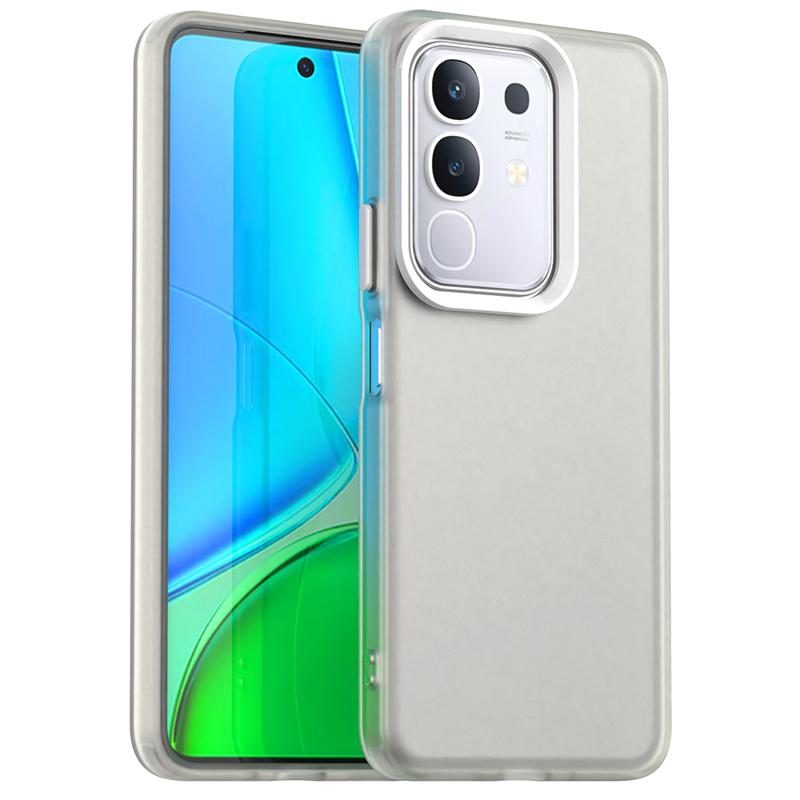 Anti-Drop Candy Color Phone Case For Vivo Y29 Matte PC Transparent Back Case For Vivo Y29 4G Cover For Vivo Y29 Case 6.68 inch