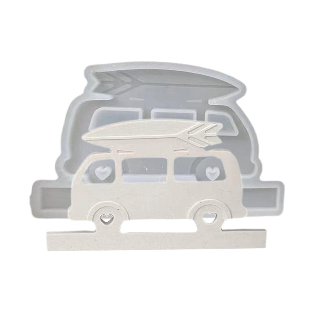 Gypsum Candlestick Silicone Mold Candle Base Mould Plug-in Camper Candle Holder Mold Ornaments Home Decorations Mould