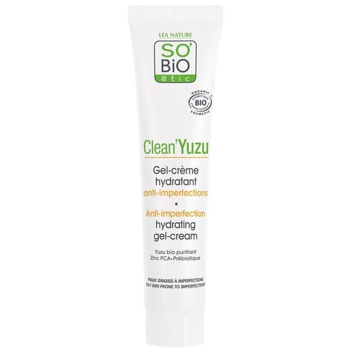 So#039;Bio Étic Clean’Yuzu Gel Crème Hydratant Anti-imperfections Bio 40ml