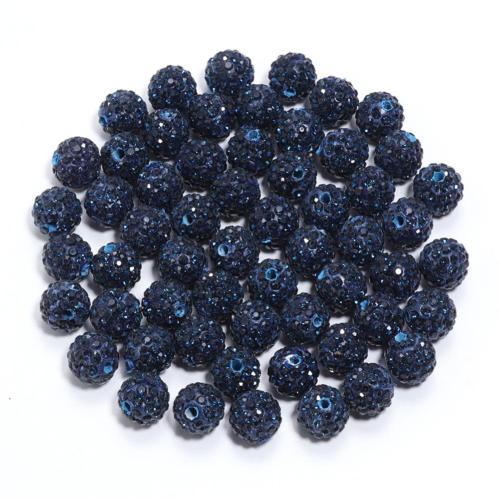 10pcs/bag Colorful Soft Pottery Clay Shamballa Beads Loose Beads For Jewelry Making DIY Necklace Bracelets Pendants Accessories
