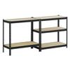 45 X 90 X 180cm 5 Tiers Powder Coated Storage Rack Black Office Furniture