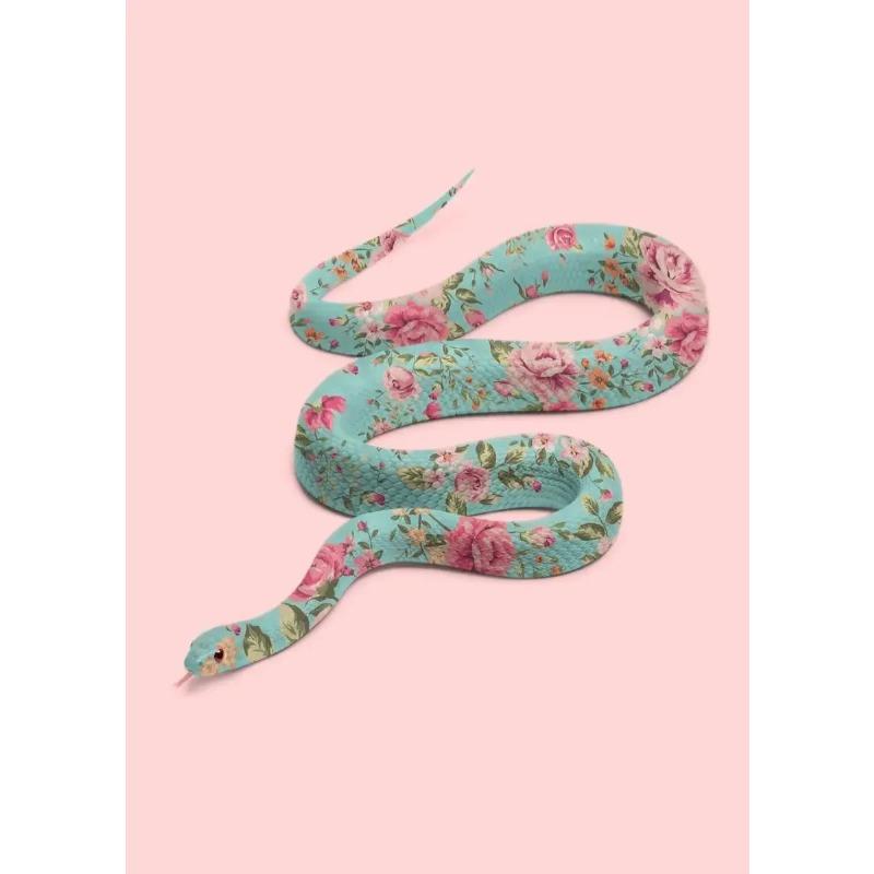 Fashion Giraffe Zebra Flamingo Party Pink Poster Animals Wall Art Canvas Painting Posters for Living Room Modern Home Decor