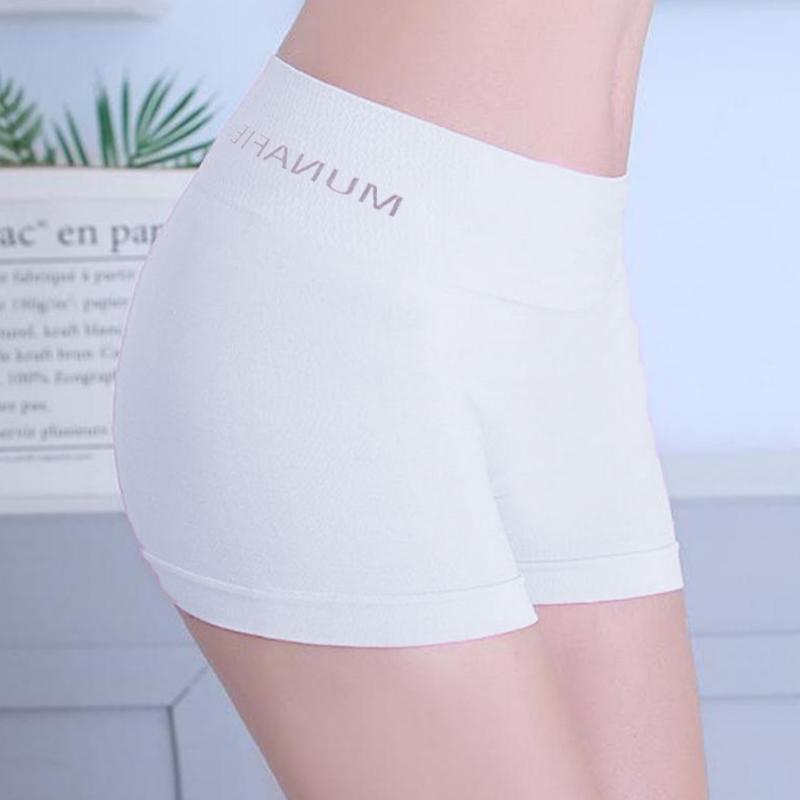 Women Seamless Mid Waist Boxer Briefs Shapewear Hip Lifting Pants Underwear