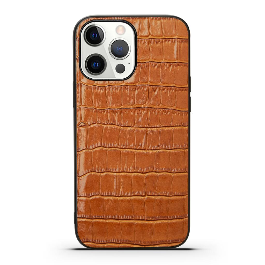 Luxury Crocodile Genuine Leather Case For iPhone 15 16 14 13 11 12 Pro Max 7 8 Plus X XR XS Shockproof Cover