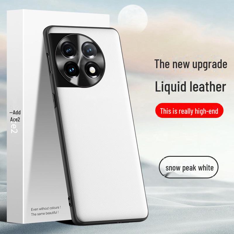 

Чехол OnePlus ACE2 Liquid Leather — защитный чехол от падения и обрастания OnePlus ACE2
