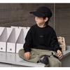 Boys Cotton Long Sleeve T Shirt Spring Autumn White Base Layer Top For Big Kids
