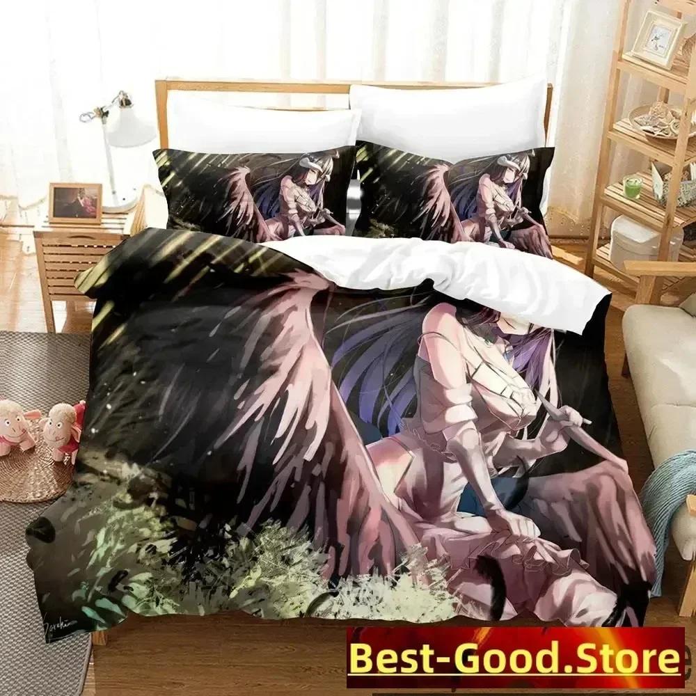 3D Print OVERLORD Bedding Set Duvet Cover Bed Set Quilt Cover Pillowcase Comforter king Queen Size Boys Adult Bedding Set