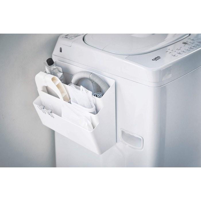 Yamazaki Laundry Storage White Approximately 32 x 13 x 24.5 cm Plate 4443 Approximately W32 x D13 x H24.5 cm