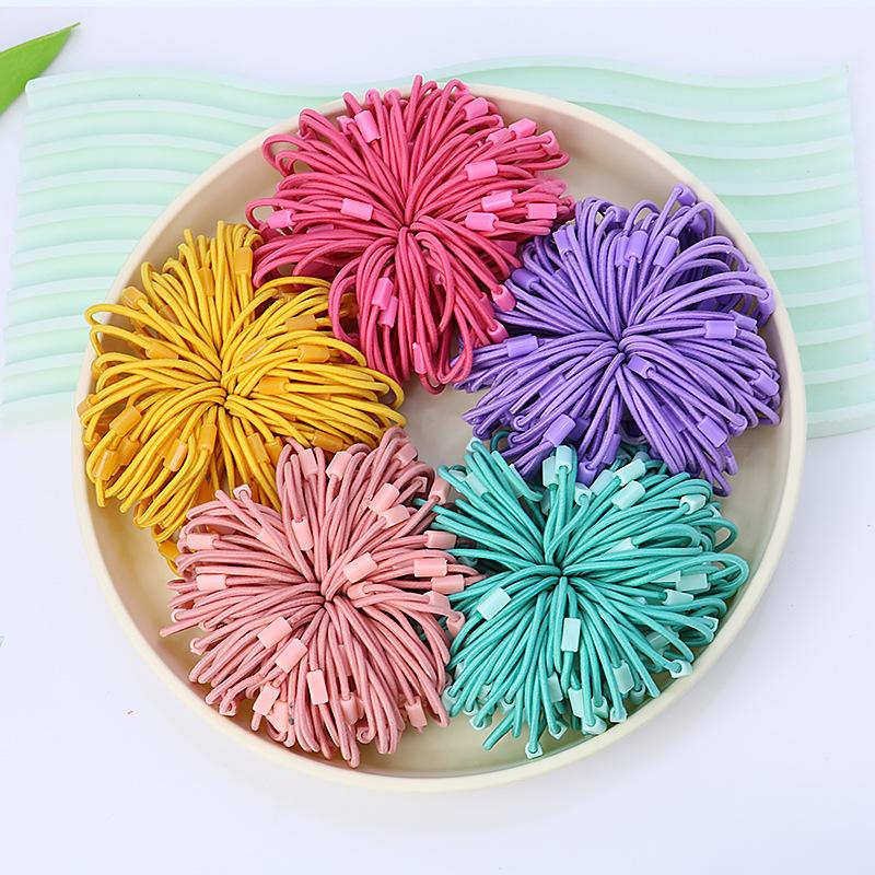 

Високоеластичні дитячі аксесуари для волосся: Гумки для волосся без пошкоджень, скранчі та пов язки на голову для дівчаток та немовлят жовтий/імбирний