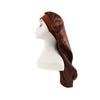 Large Satin Long Nightcap With Solid Color And Loose Tight Strap Sleeping Use