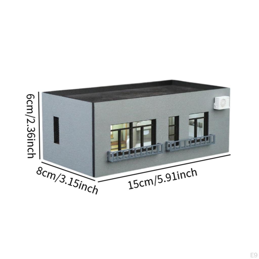 1/64 HO Model Diorama for Tabletop Use, Sand Table Accessories