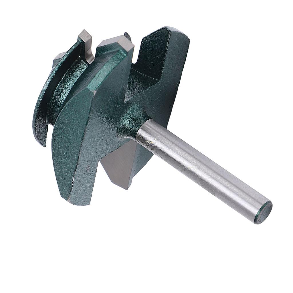 Wood Router Bit 45 Degree Locking Miter Joint Bit for Woodworking Projects 1/4 Inch Shank 2 Inch Cut
