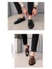 Men's Plus Size Tassel Leather Brogue Shoes - Casual Slip-On for Business or Weddings