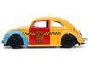 JADA TOYS Sesame Street Oscar Figure Volkswagen Beetle 1959 Hollywood Ride Sesame Street Beetle with Oscar 32801 1/24 & [Used]