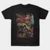 T-shirt Homme Noir Imprimé Ash Fink Transfert Sans Découpe Coton