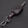 jingyuqin Remote 2 Buttons Leather Car Key Bag Holder Case Cover For Renault Clio Dacia Logan Sandero Megane Modus Espace Kangoo