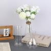 1Pc Plastic Striped Vases Transparent Vases Large-Bellied Vase For Wedding Banquets, Festivals And Home Table Decoration