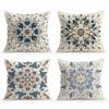 Beige Bohemian Flowers Cushion Covers Pillowcase Home Decor Bedroom Sofa Cushion Cover Living Room Car Home Decor