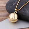 Nidin Fashion Charm Our Lady of Guadalupe Pendant Copper Zircon Virgin Mary Ball Choker For Women Best Wedding Party Jewelry