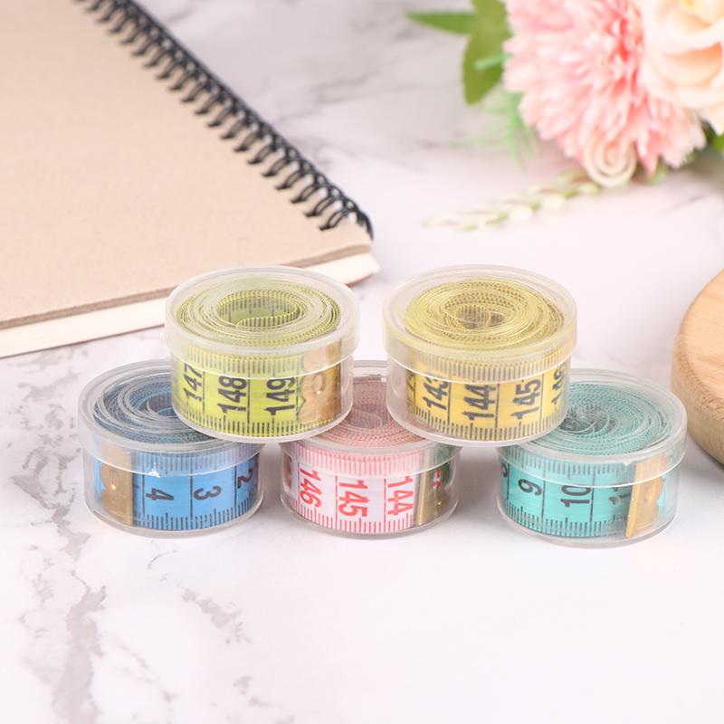 Sewing Measuring Tape Soft Random Color 150Cm/60" Body Measuring Ruler Sewing Tailor Tape Measure Centimeter Meter