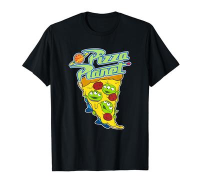 Disney Pixar Toy Story Pizza Planet Triple Slice Niedliches Alien T-Shirt