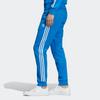Adidas Side Stripe Joggers With Cuff Men Bottoms Blue ED6058