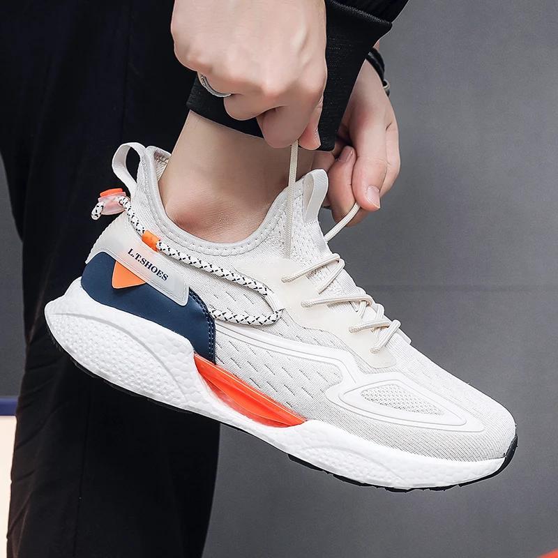 Summer Walking Jogging Shoes Men Sport Shoes Running Shoes Comfortable Training Lightweight Rebound Outdoor Versatile Shoes