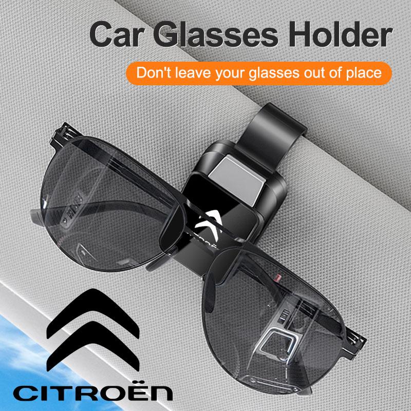 Car Auto Accessories Interior Glasses Clip Sunshade Storage Brace For Citroen C1 C2 C3 Vts C4 Saxo C4L C5 C6 C8 Xsara Picasso bianco